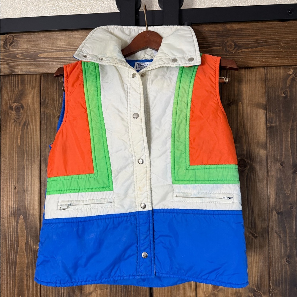 Vintage Colorblock Women's Vest